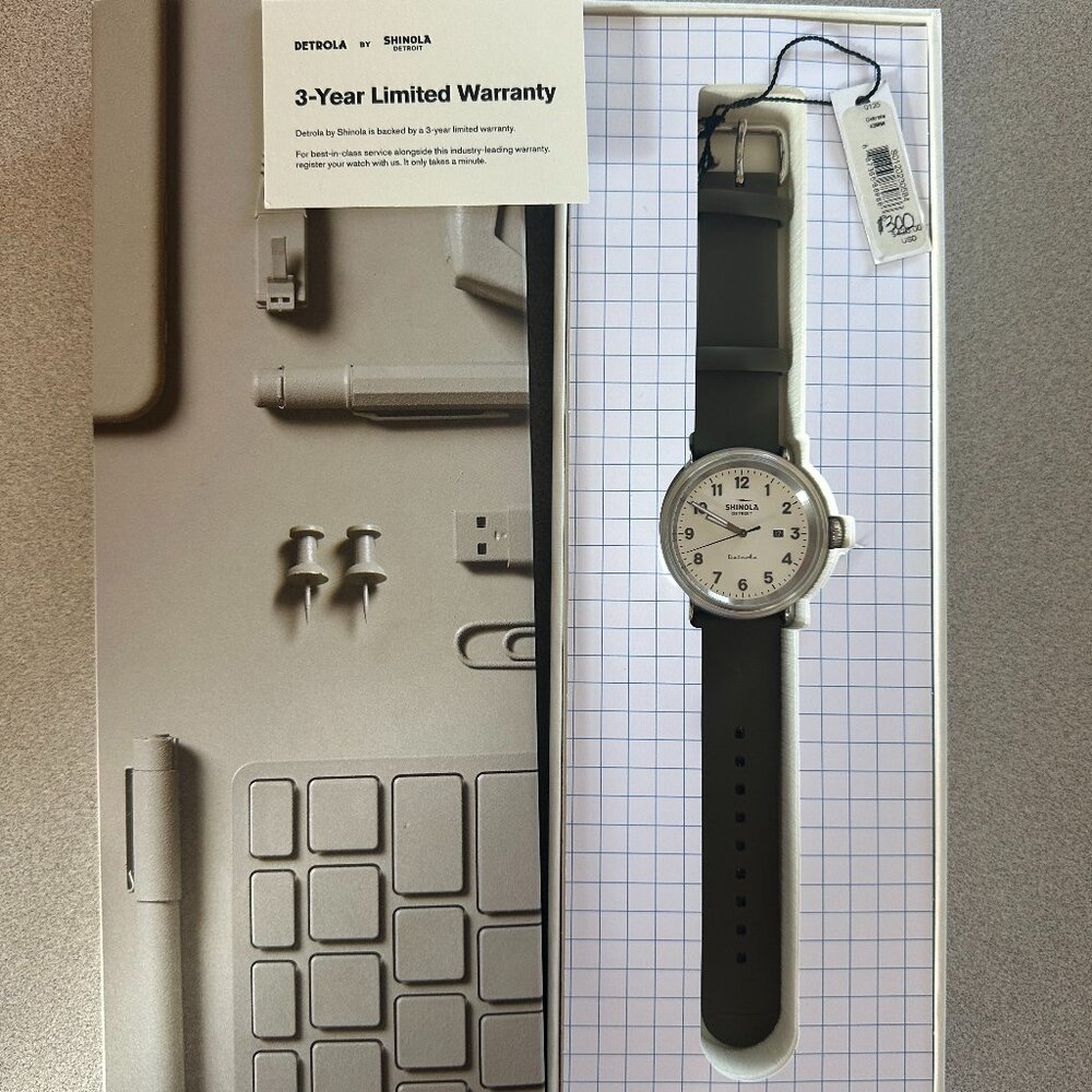 Shinola Detrola "The Most Likely To Succeed" watch